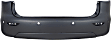 Rear Primed Bumper Cover, For Models With Premium and Driver Assist Packages, Without Towing Package, With Parking Aid Sensor Holes