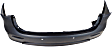 Rear Primed Bumper Cover, For Models With Premium and Driver Assist Packages, Without Towing Package, With Parking Aid Sensor Holes