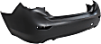 Rear Primed Bumper Cover, (14-15 Hybrid Model)