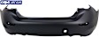 Rear Primed Bumper Cover, (14-15 Hybrid Model), CAPA Certified