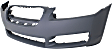 Front Primed Bumper Cover, With Fog Light Holes, Without Parking Aid Sensor Holes