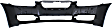 Front Primed Bumper Cover, With Fog Light Holes, Without Parking Aid Sensor Holes