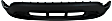 Front, Lower Bumper Cover, Textured, without Tow Hook Holes, MK Platform