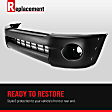 Front, Lower Bumper Cover, Textured, without Tow Hook Holes, MK Platform