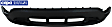 Front, Lower Bumper Cover, Textured, without Tow Hook Holes, MK Platform, CAPA Certified