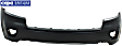 Front, Upper Primed Bumper Cover, Without Headlamp Washer Holes, Except SRT/SRT8 Models, CAPA CERTIFIED