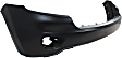 Front, Upper Primed Bumper Cover, Without Headlamp Washer Holes, Except SRT/SRT8 Models, CAPA CERTIFIED
