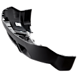 Front, Lower Bumper Cover, Textured, With Tow Hook Holes, With Chrome Trim Holes