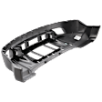 Front, Lower Bumper Cover, Textured, With Tow Hook Holes, With Chrome Trim Holes