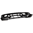 Front, Lower Bumper Cover, Textured, With Tow Hook Holes, With Chrome Trim Holes