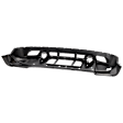 Front, Lower Bumper Cover, Textured, With Tow Hook Holes, With Chrome Trim Holes