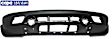 Front, Lower Bumper Cover, Textured, With Tow Hook Holes, With Chrome Trim Holes, CAPA Certified