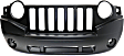 2008 Jeep Compass - Front Primed Bumper Cover, For Models Without Rallye Package