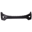Front, Upper Primed Bumper Cover, Without Parking Aid Sensor Holes