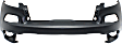 Front Primed Bumper Cover, Except Trailhawk Model, For Models without Parking Aid Sensor, without Headlight Washer, Except Trailhawk/Overland Models