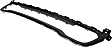 Front, Driver or Passenger Side Bumper Trim, Dark Gray