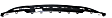 Front, Driver or Passenger Side Bumper Trim, Dark Gray