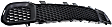 Front Bumper Grille, Textured Black