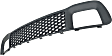 Front, Lower Bumper Grille, Black, For Models without Adaptive Cruise Control, without Tow Hook