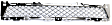 Front, Center Bumper Grille, Chrome