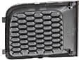 Front, Passenger Side, Outer Bumper Grille, Textured Black