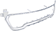 Front, Driver or Passenger Side Bumper Trim, Chrome, Limited Model, CAPA Certified