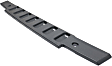 2010 Jeep Wrangler - Front, Upper Bumper Trim, For Models With Standard Duty Bumper Cover, Textured Black