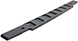 2010 Jeep Wrangler - Front, Upper Bumper Trim, For Models With Standard Duty Bumper Cover, Textured Black
