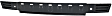 2010 Jeep Wrangler - Front, Upper Bumper Trim, For Models With Standard Duty Bumper Cover, Textured Black