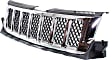 Grille, Chrome Shell with Painted Black Insert, 6 Cyl., 3.6L Engine