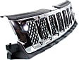 Grille, Chrome Shell with Painted Black Insert, 6 Cyl., 3.6L Engine