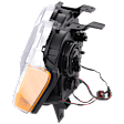 Driver Side Headlight, with Bulb, Halogen, Laredo/Limited/North Edition Models, CAPA CERTIFIED