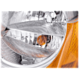 Driver Side Headlight, with Bulb, Halogen, Laredo/Limited/North Edition Models, CAPA CERTIFIED
