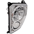 2009 Jeep Liberty - Driver Side Halogen Headlight, With bulb(s), For Models Without Black Bezel and Fog Lights, OE Replacement