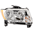 Passenger Side Headlight, with Bulb, Halogen, Clear Lens