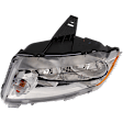 Driver Side Headlight, with Bulb, Halogen, Clear Lens, CAPA Certified