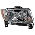 Passenger Side Halogen Headlight, With bulb, Laredo/Laredo E/Laredo X Models