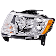 Driver Side Halogen Headlight, With bulb, Laredo/Laredo E/Laredo X Models