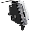 Driver Side Headlight, with Bulb, Halogen, Clear Lens, Black Interior