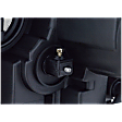 Passenger Side Headlight, with Bulb, Halogen, Standard Type, Chrome Trim