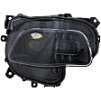 2014-2018 Jeep Cherokee - Passenger Side Headlight, with Bulb, Halogen, with Black Trim, CAPA Certified
