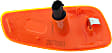 Front, Passenger Side Side Marker With bulb(s)