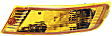 Front, Driver Side Turn Signal Light, With bulb(s)