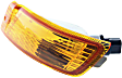 Front, Driver Side Turn Signal Light, With bulb(s)