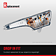 2001-2006 Jeep Wrangler - Front, Passenger Side Turn Signal Light, Without bulb(s)