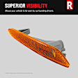 2001-2006 Jeep Wrangler - Front, Passenger Side Turn Signal Light, Without bulb(s)