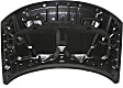 2016 Jeep Compass - Factory Style Hood, Steel, Primed, CAPA Certified