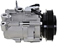 2007 Jeep Liberty Limited - A/C Compressor, With Clutch, 6-Groove Pulley, 6 Cyl 3.7L