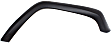 Front, Passenger Side Fender Flares, Textured Black, For Models without Country Package