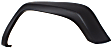 Front, Passenger Side Fender Flares, Textured Black, For Models without Country Package